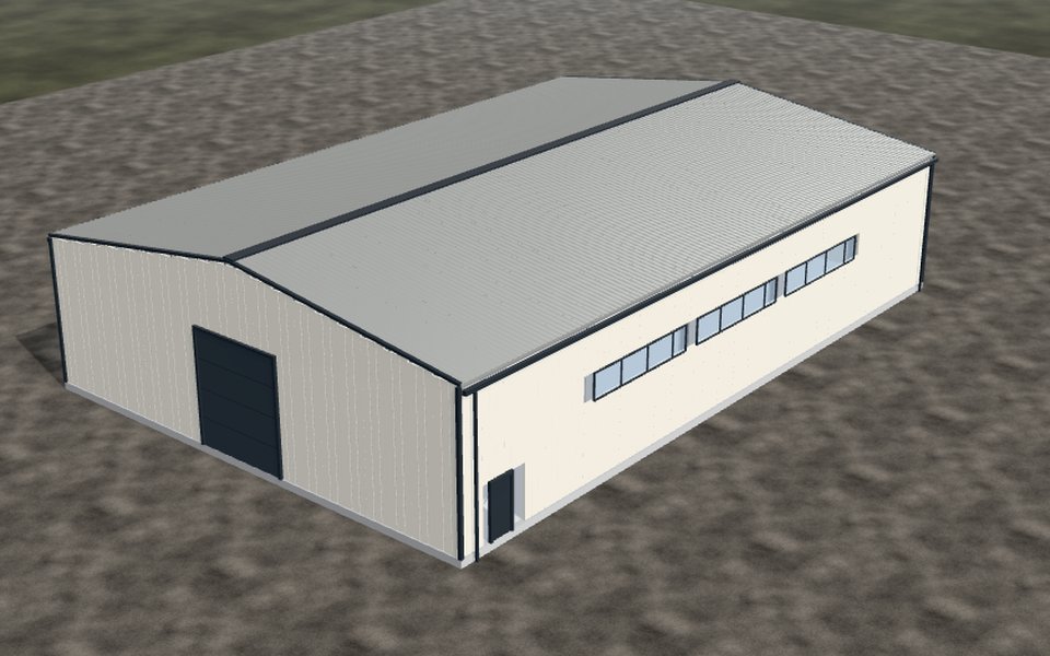 Hall or warehouse