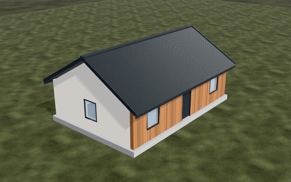 House on a steel frame